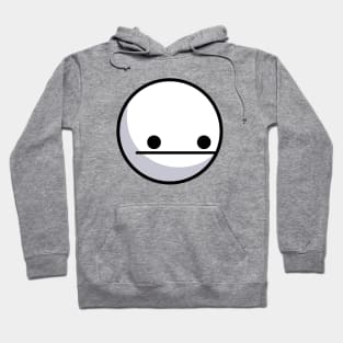 Neutral Expression Face Hoodie